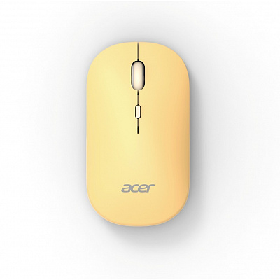 Acer AMR130/Ергономична/Оптична/1 600 DPI/USB+BT/Жълта