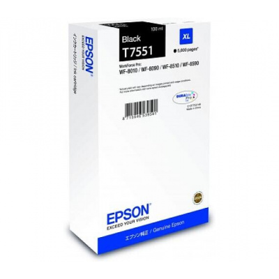 Epson T7551 XL C13T75514N черен (black) оригинална касета