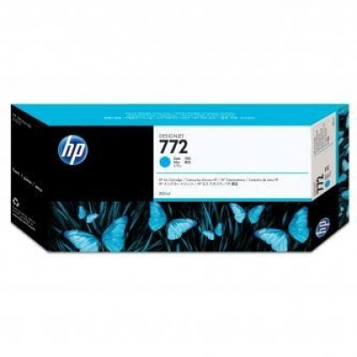 HP 772 CN636A циан (cyan) оригинална касета с мастило