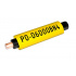 Partex PO-03000SN9, бял, 4,5м, 2-2,5мм, PVC ръкав за писане с памет на формата, PO овал