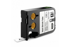 Dymo XTL 1868810, 12mm x 2,7m, черен печат/бял фон, оригинална лента