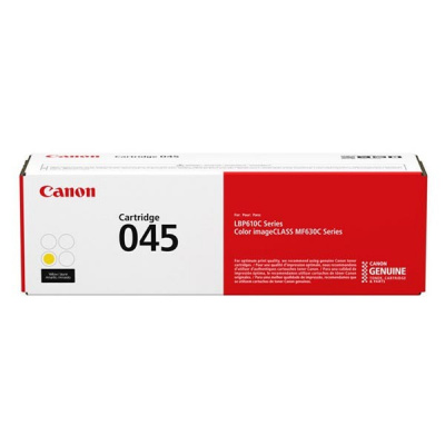 Canon 045Y (1239C002) жълт (yellow) оригинален тонер