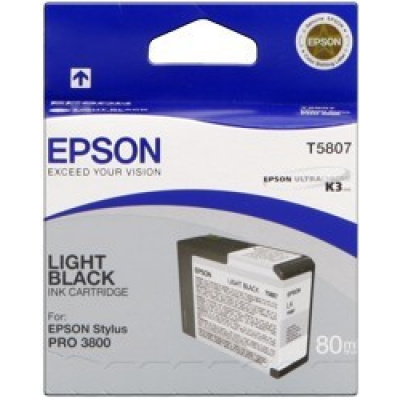 Epson T580900 светло черно (light light black) оригинална касета