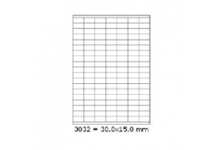 Самозалепващи етикети 30 x 15 mm, 133 етикети A4, 100 листа