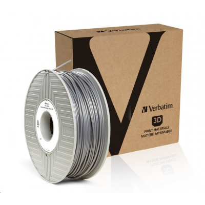 Verbatim 55327 3D филамент, PLA, 2,85mm, 1000g, 126m, Сребрист (Black)