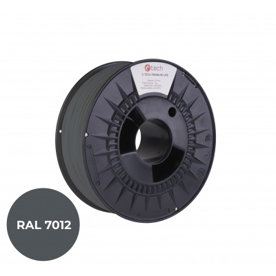 C-Tech 3DF-P-ABS1.75-7012 3D филамент, PREMIUM LINE, ABS, RAL7012, 1,75mm, 1000g, Базалтово сив (Basalt grey)