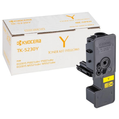 Kyocera Mita TK-5230Y жълт (yellow) оригинален тонер