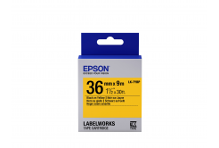Epson LabelWorks LK-7YBP C53S657005 36мм x 9м, черно копиране / пастелно жълт фон, оригинален лента