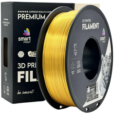 Smart Print FG-S91-E1, 3D филамент, PLA Silk, 1,75mm, 1000g, Златен (Gold)