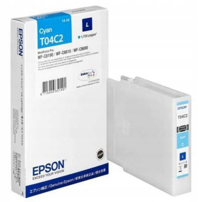 Epson C13T04C24N циан (cyan) оригинална касета