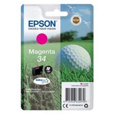 Epson T34634010, T346340 магента (magenta) оригинална касета