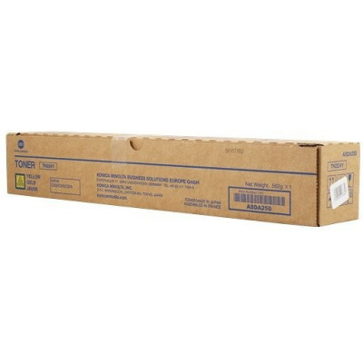 Konica Minolta TN324Y, A8DA250 жълт (yellow) оригинален тонер