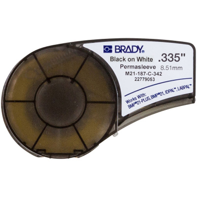 Brady M21-187-C-342 / 110924, PermaSleeve Термоусаждаема полиолефинова маншета, 8.50 mm x 2.10 m