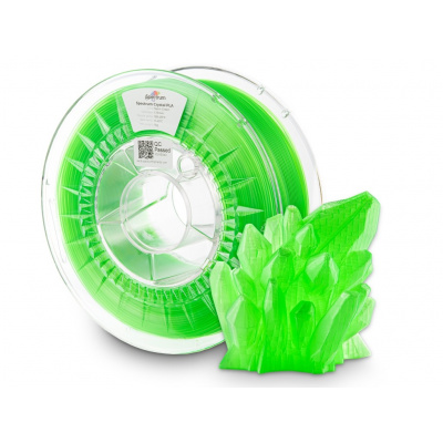 Spectrum 80888 3D филамент, PLA Crystal, 1,75mm, 1000g, Зелен (Neon green)