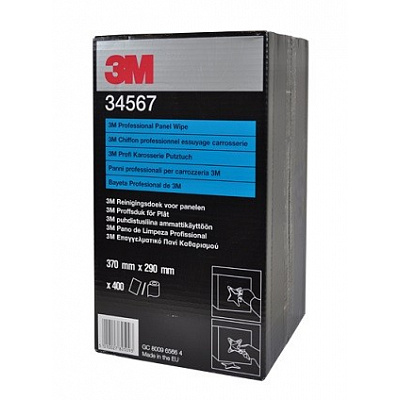 3M Perfect-it™ Професионална почистваща хартиена кърпа, 30 cm x 40 cm, 400 бр. в кутия (34567)