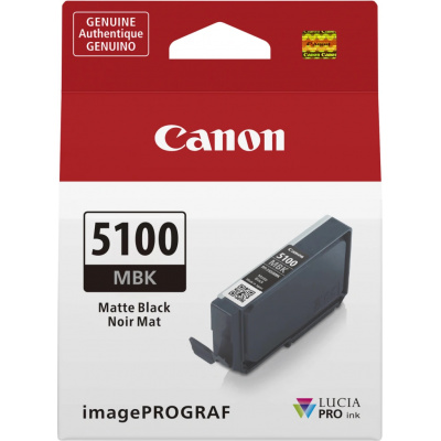 Canon PFI-5100 MBK 6951C001 матово черно (matte black) оригинална касета