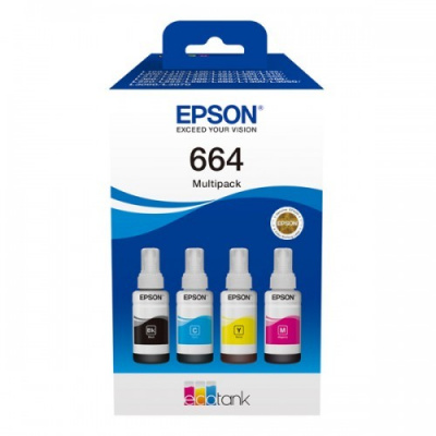 Epson T6646 C13T66464A цвят (CMYK) оригинален комплект касети с мастило