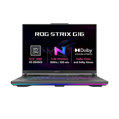 ASUS ROG Strix G16/G614PW-TS086Z/R9-8940HX/16"/2560x1600/16GB/1TB/RTX 5080/bez OS/Gray/2R