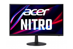 Acer Nitro ED240Q UM.UE0EE.301 Монитор, 23,6", VA, FHD, 180Hz, 1ms, Черен, 2R