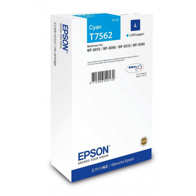 Epson T7562 L C13T75624N циан (cyan) оригинална касета