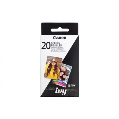 Canon ZP-2030 3214C002 самозалепваща се фотохартия ZINK 50x76mm (2x3"), 20 листа, бял, termo
