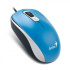 Genius Мишка DX-120, 1200DPI, оптична, 3 бутона, жична USB, синя, класическа