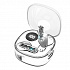 Marvo HW-302, TWS sluchátka, transparentní, USB-C