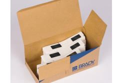 Brady M6-07-7593-BK / 312034, Етикети за подмяна на гравирани табели, 18 mm x 35 mm