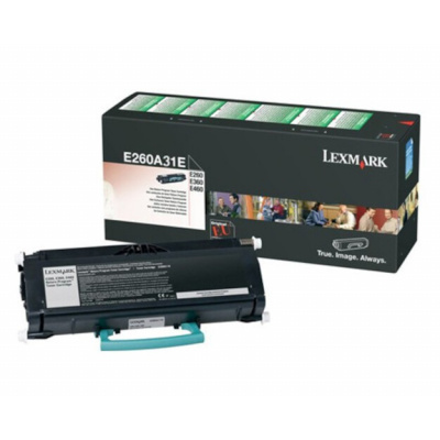Lexmark E260A31E черен (black) оригинален тонер