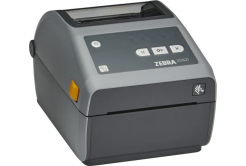 Zebra ZD621d ZD6A042-D0EL02EZ DT, 8 точки/мм (203 dpi), принтер за етикети, RTC, USB, USB Host, RS232, BT, Ethernet, Wi-Fi, сив (Наследник GC420t)