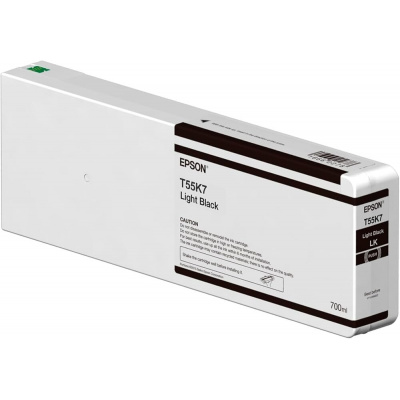 Epson C13T55K700 светло черно (light black) оригинална касета