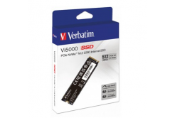 Verbatim 31825 Vi5000, Вътрешен SSD диск, 512GB, M.2, NVMe, 5000 MB/s-R, 2500 MB/s-W, черно