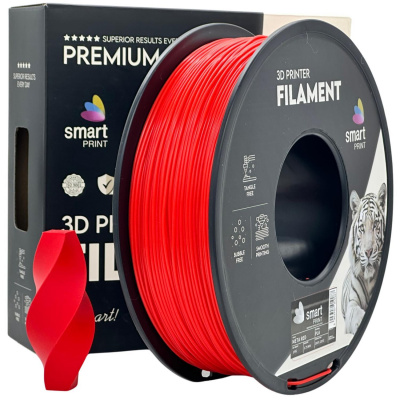 Smart Print FG-S84-E1, 3D филамент, PLA, 1,75mm, 1000g, Червен (Meta red)