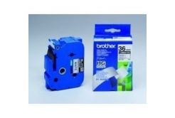 Brother HGe-261, 36mm x 8m, 5 бр, черен печат/бял фон,оригинална лента