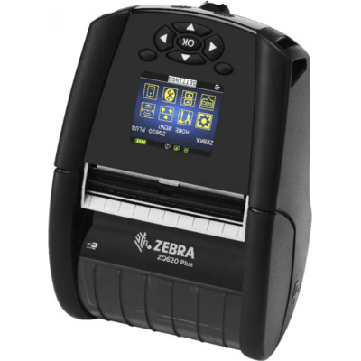 Zebra ZQ620 Plus ZQ62-AUWAE14-00, 19mm Ядро, RS232, BT (BLE), Wi-Fi, 8 точки/мм (203 dpi), дисплей (цвят)