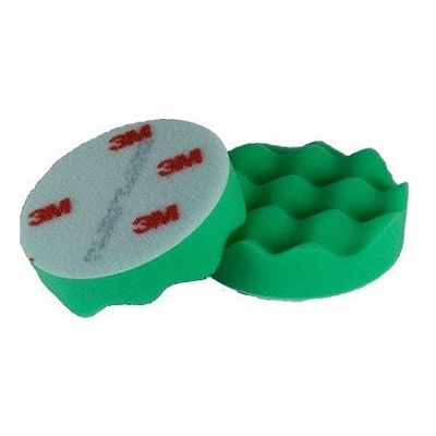 3M Perfect-It™ Полиращ дунапренен диск, зелен, диаметър 75 mm (50499)