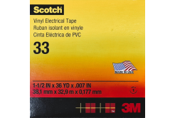 3M Scotch 33, elektro-izolační páska, 38 mm x 33 m, černá