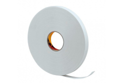 3M 9528W Двустранна монтажна лента от пяна, бял, 19 мм x 3 м