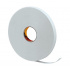 3M 9528W Двустранна монтажна лента от пяна, бял, 19 мм x 3 м