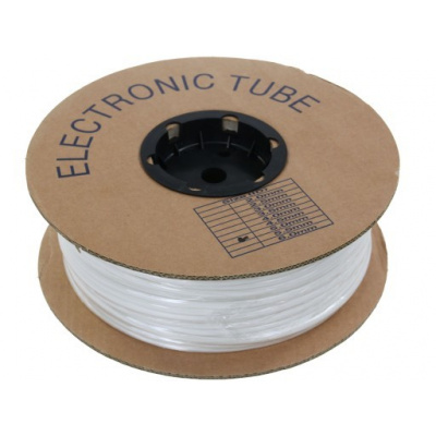 PVC кръгла тръба за маркиране BA-30, 3 mm, 200 m, Бял