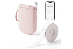Niimbot D11-H Smart 1AA57321601, етикетираща машина, Розов + ролка с етикети