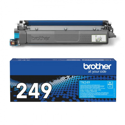 Brother TN249C лазурен (cyan) оригинален тонер