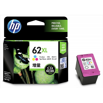 HP 62 XL C2P07AE цветна (color) оригинална касета, с изтекъл срок на годност