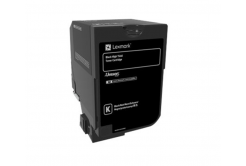 Lexmark 74C0H10 черен (black) оригинален тонер