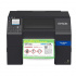 Epson ColorWorks C6500Pe C31CH77202, цвят принтер за етикети, белачка, дисплей, USB, Ethernet, черен