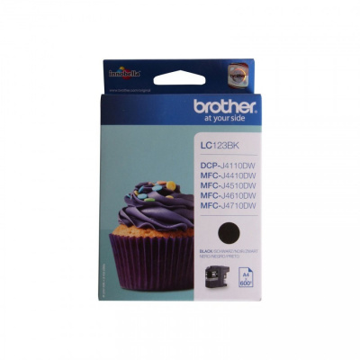 Brother LC-123BK черен (black) оригинална касета