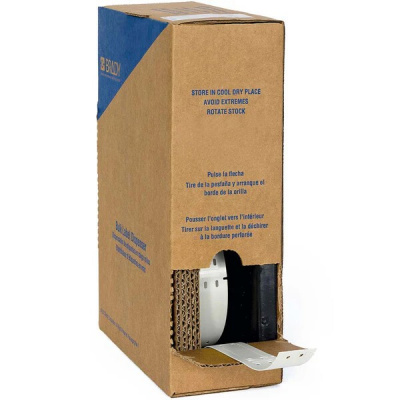 Brady BM-25x75-7643-WT / 312182, Bulk Linerless B-7643 кабелни етикети, 25 mm x 75 mm