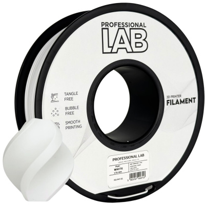 Professional Lab FG-P47-E1, 3D филамент, PLA+, 1,75mm, 1000g, Бял (White)