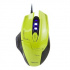 E-blue Мишка Mazer, 2500DPI, оптична, 6 бутона, жична USB, зелена