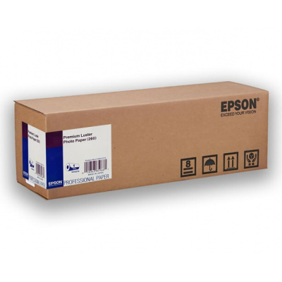Epson Premium Luster Photo Paper C13S042078, 261 g/m2, 11.8", 300mmx30.5m, бял, хартиена ролка